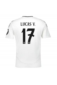 Fotbalové Dres Real Madrid Lucas Vazquez #17 Domácí Oblečení 2024-25 Krátký Rukáv